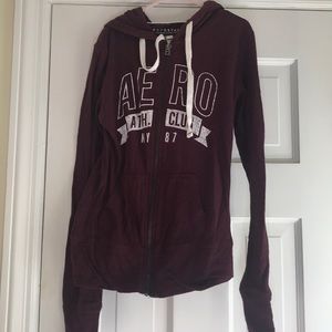 Girls zippered hoodie.